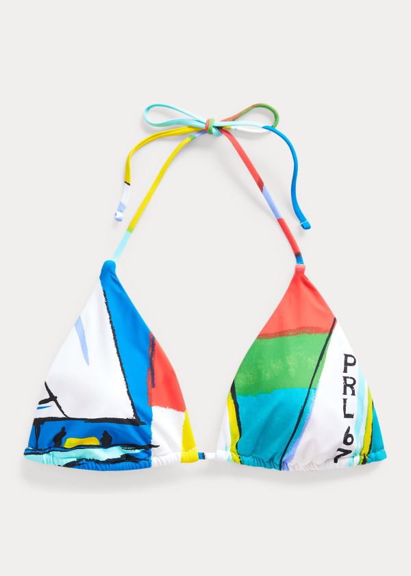 Top Bikini Polo Ralph Lauren Mujer Multicolor - Graphic-Print - AVSMP8752